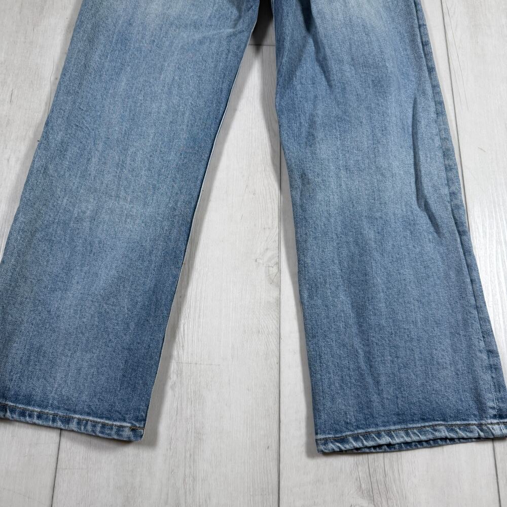 LUCKY BRAND Lucky Pins High Rise Wide Leg Jeans Women's 10/30 Patchwork Boho - Picture 6 of 11